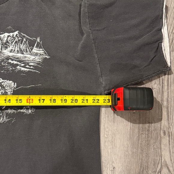 Vintage Faded Bison Animal Print Shirt ! - Picture 3 of 5